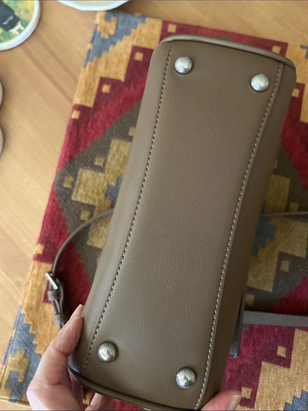 Walter Baker Taupe Mini Top-Handle Crossbody - Picture 7 of 7